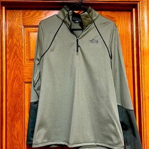 Long sleeve quarter zip pullover. The North Face.